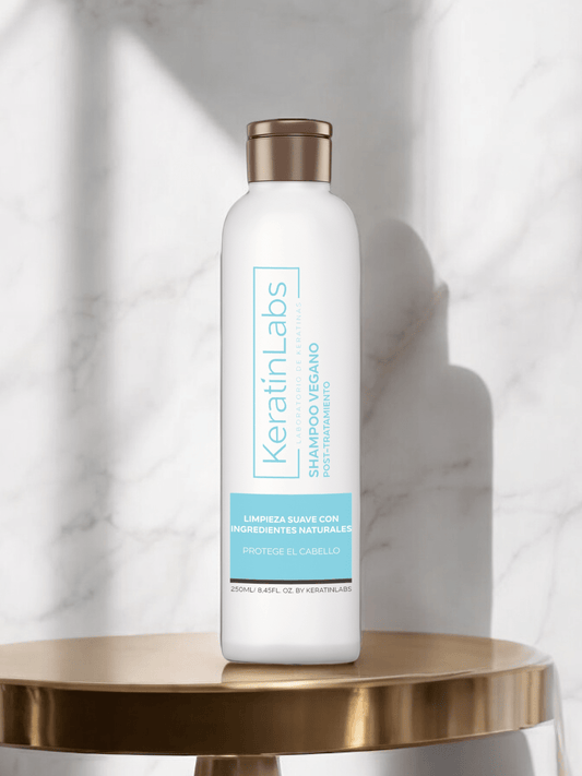 KeratinLabs Shampo vegano limpieza suave con ingredientes naturales 250 ml