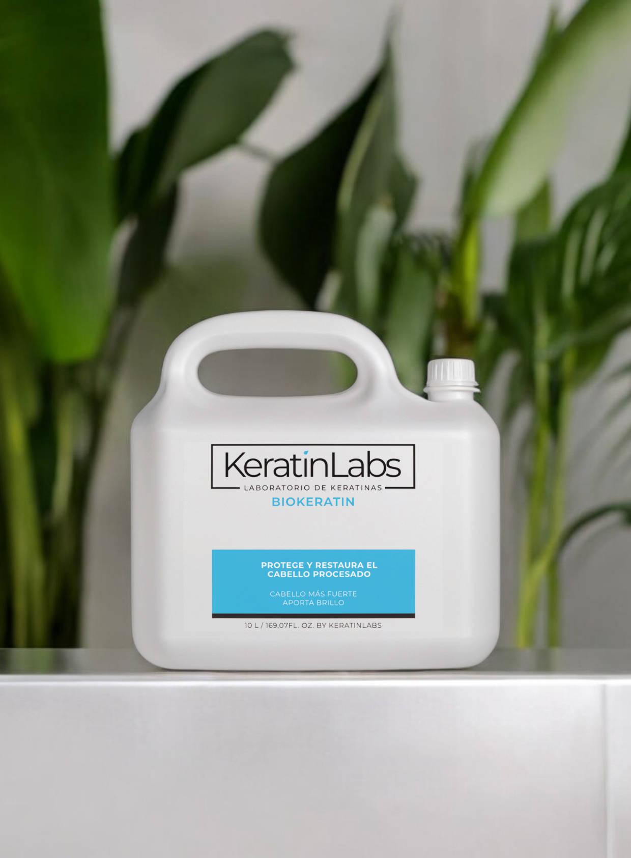 KeratinLabs Biokeratin protege y restaura el cabello procesado para cabello más fuerte y brilloso (10 Litros) (copia)