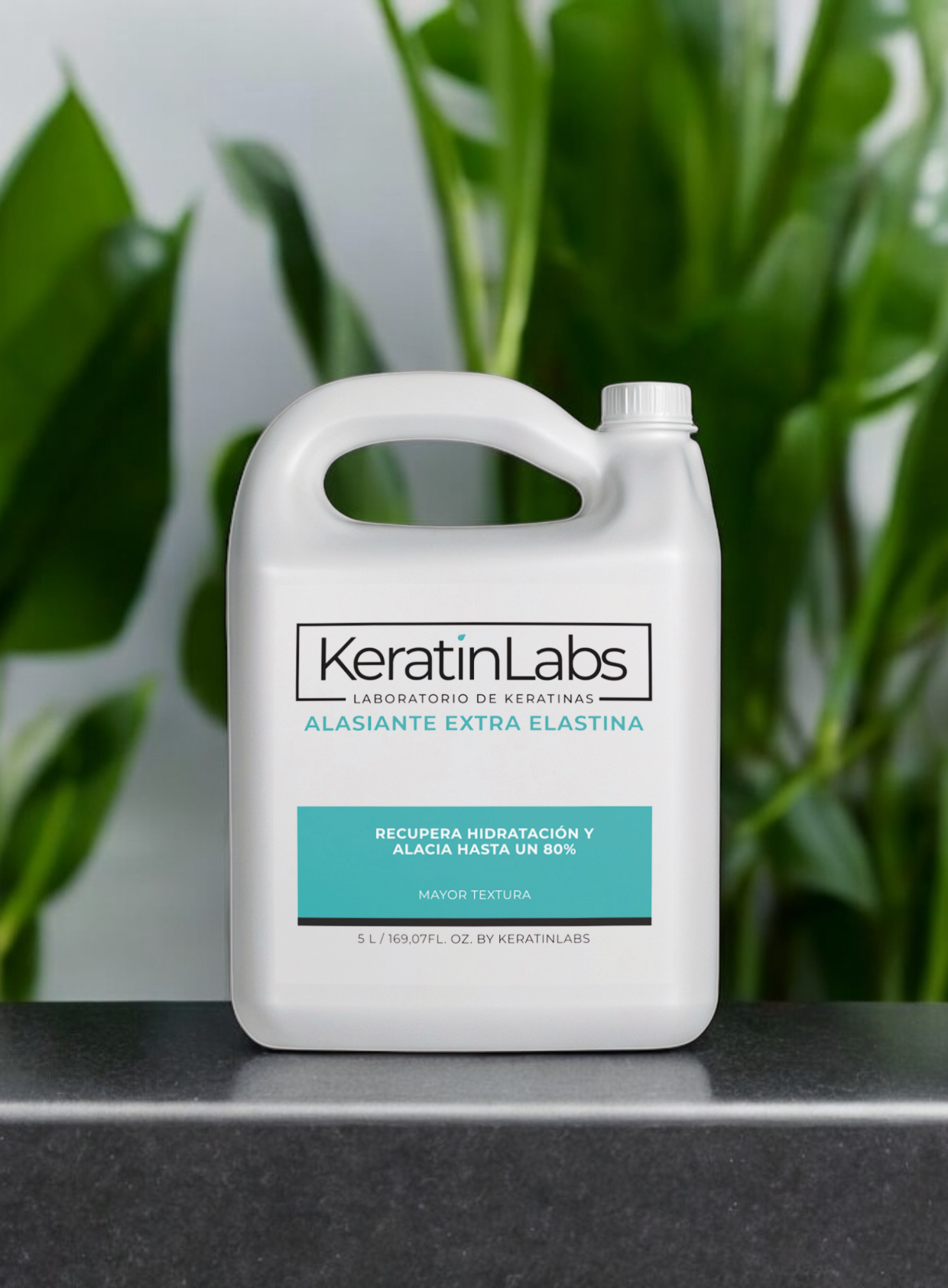 KeratinLabs Alasiante extra elastina recupera hidratación y alacia hasta 80% de 5 litros